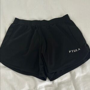 P'tula Black Mesh Short